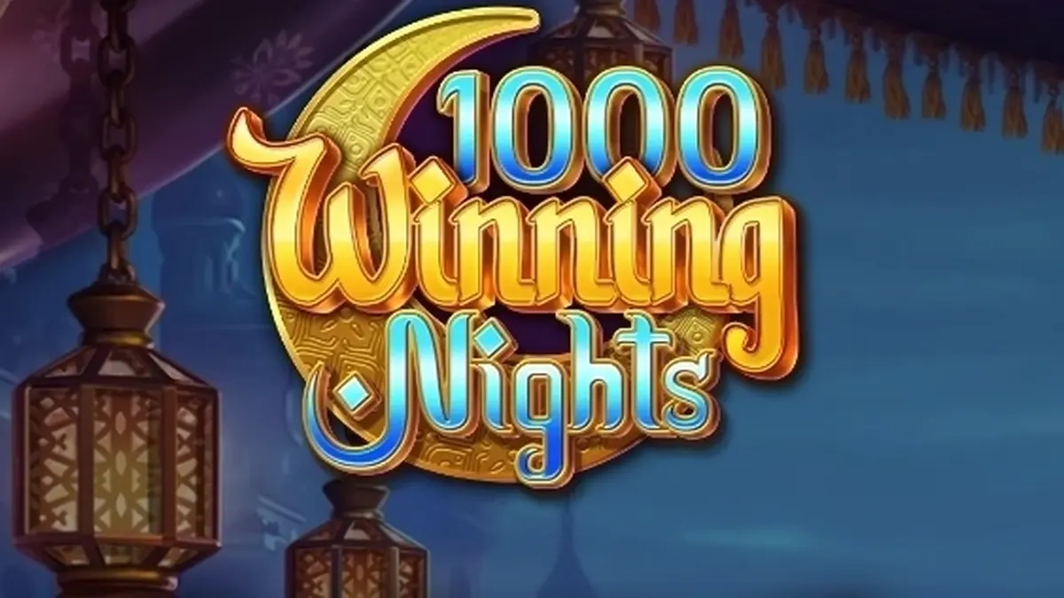 Interface do slot 1000 Winning Nights com 5 rolos