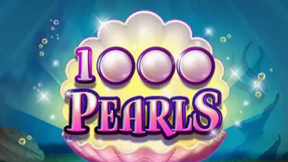 Interface do jogo de slot 1000 Pearls com tema subaquático